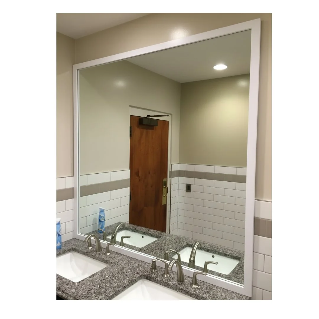 Custom color mirror frame